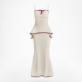 LUMIERE – 2-piece knit set (top + maxi skirt)