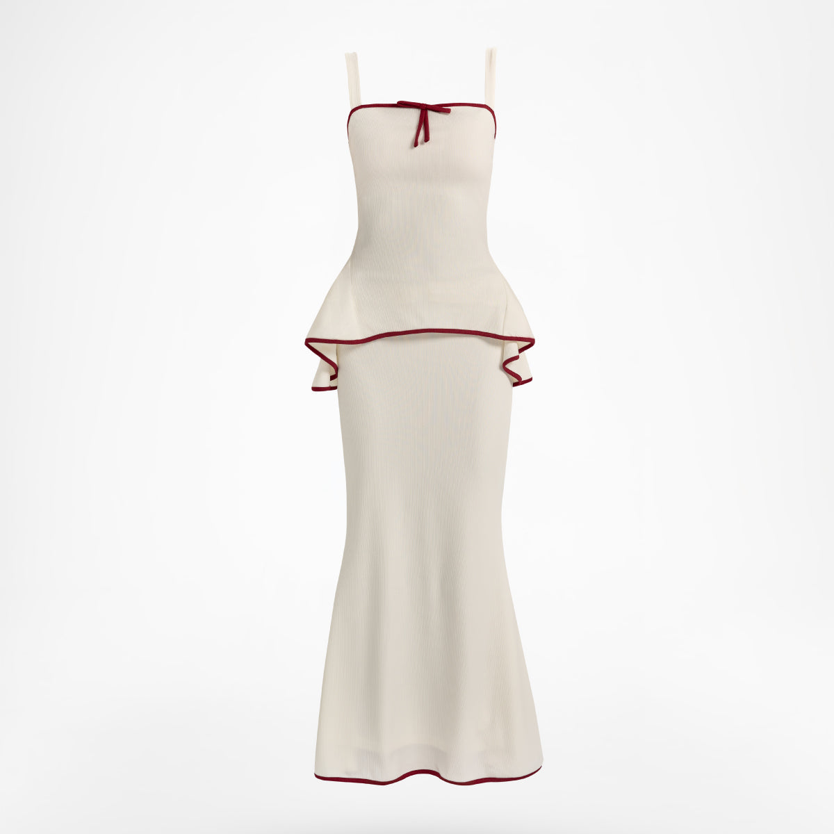 LUMIERE – 2-piece knit set (top + maxi skirt)