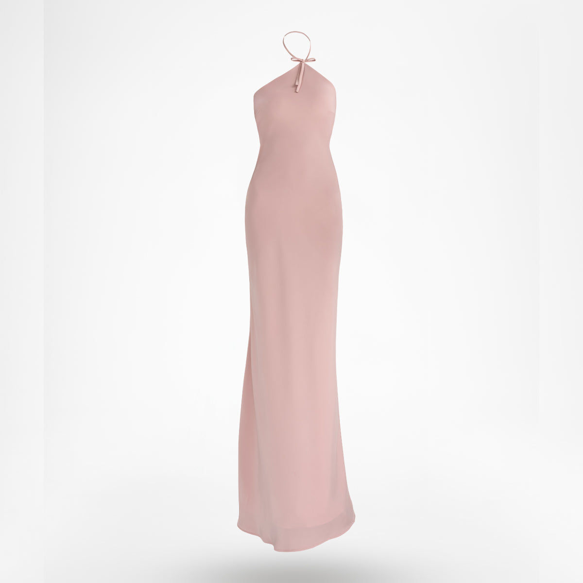 LILA – Halterneck Silk Maxi Dress