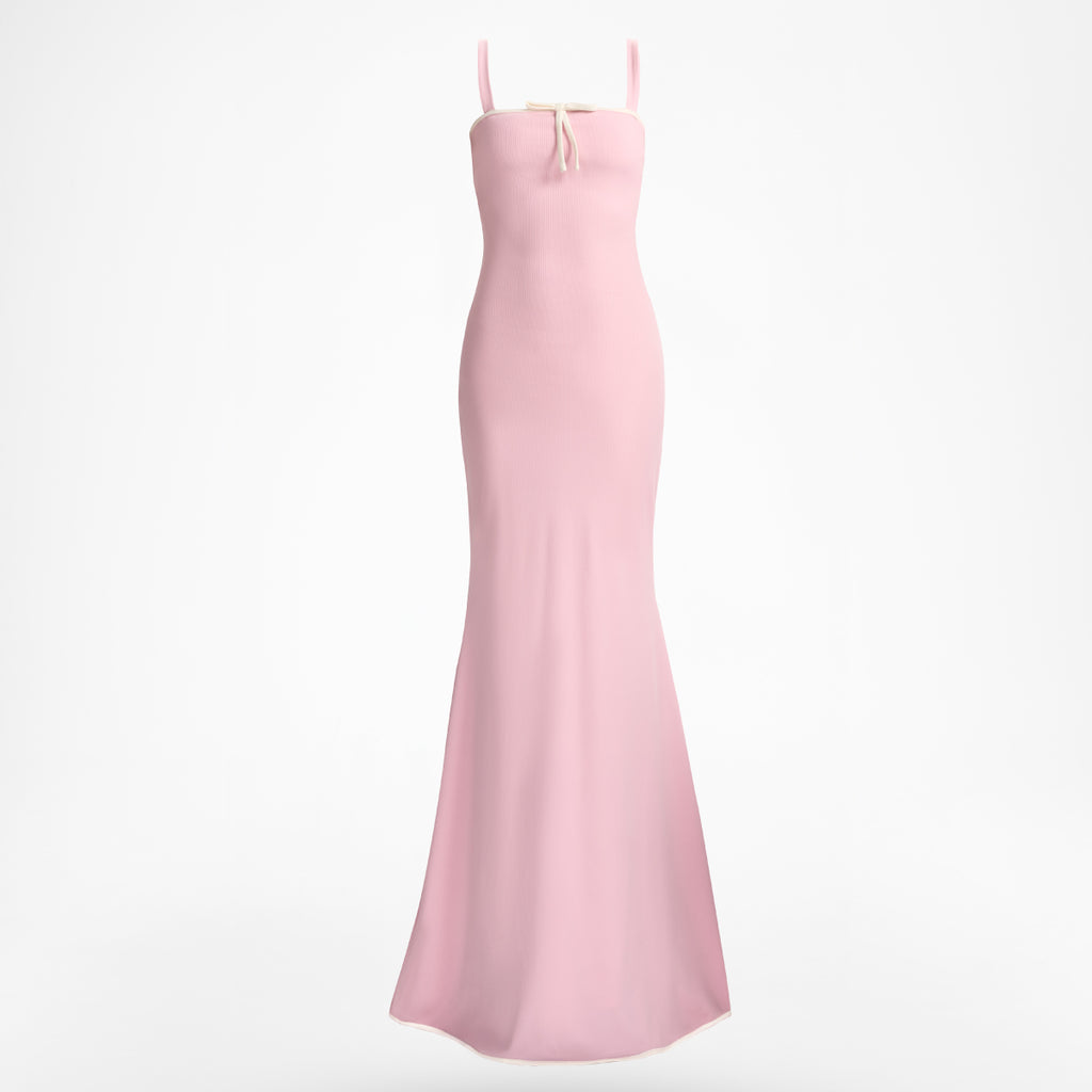 BELLE – Two-strap long T-shirt dress