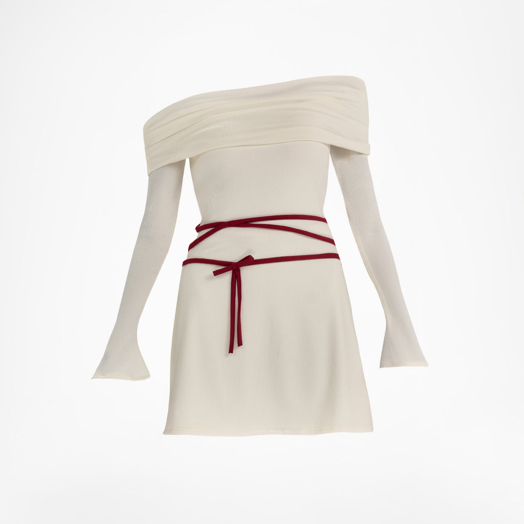 CASEY – Off-the-shoulder jersey dress