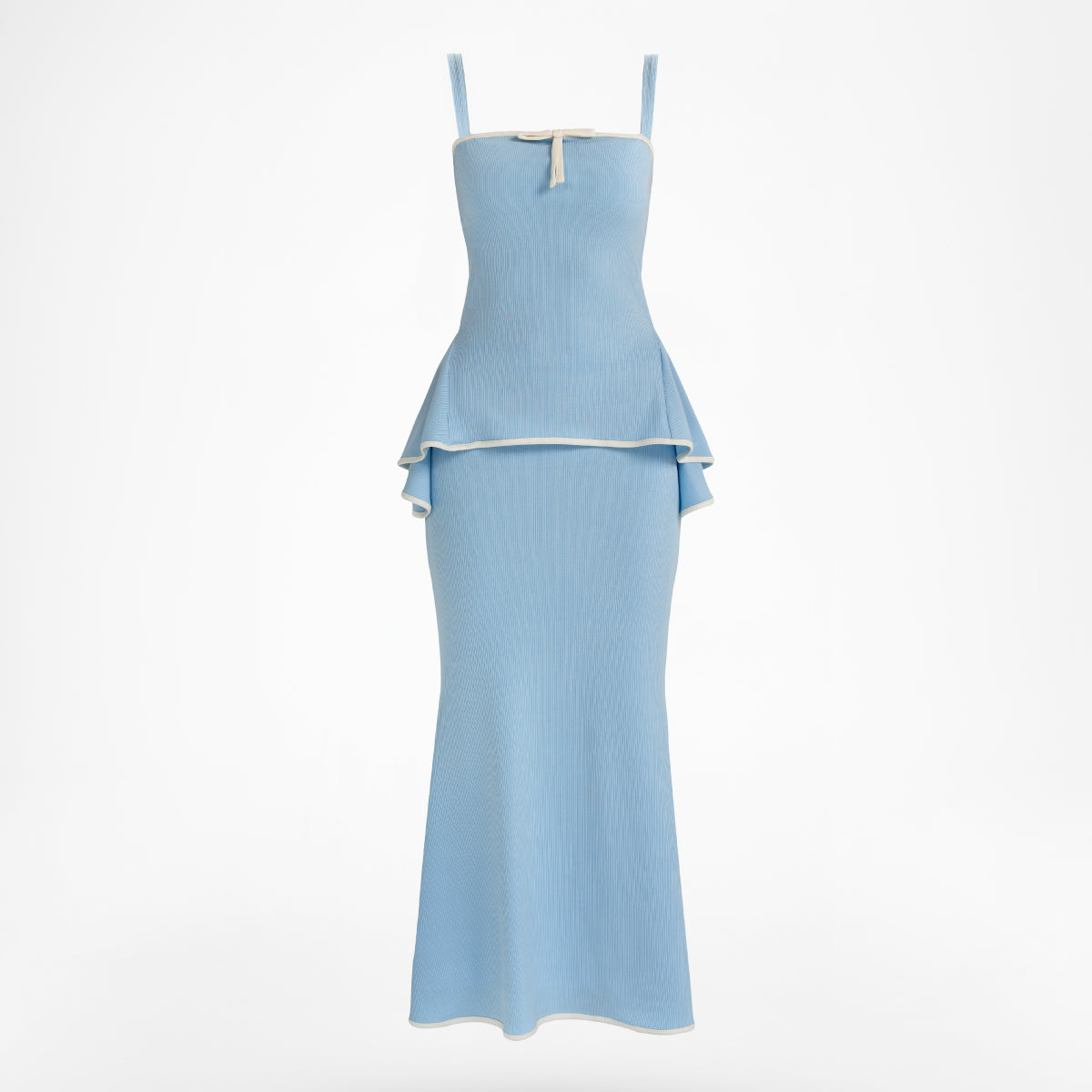 LUMIERE – 2-piece knit set (top + maxi skirt)