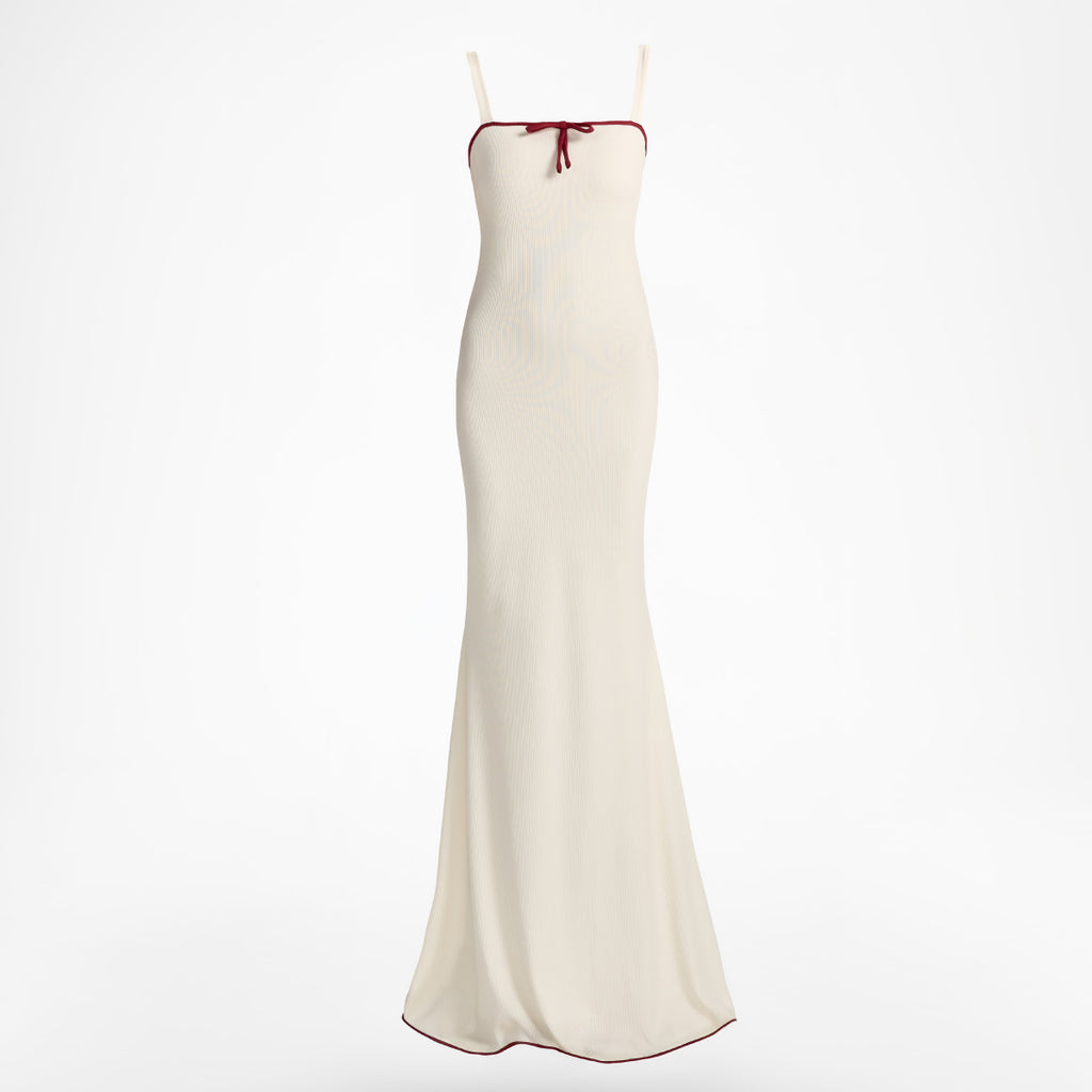 BELLE – Two-strap long T-shirt dress